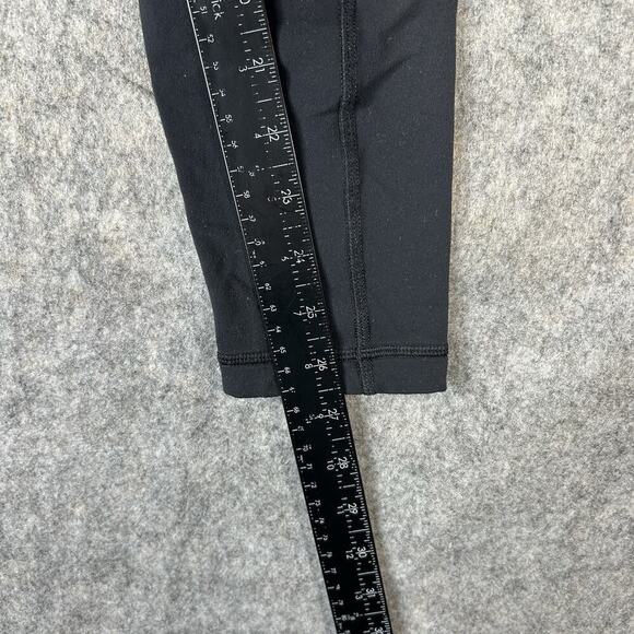 Lululemon Women's 4 Dramatic Static Toasty Tech Tights Black Gray - Picture 2 of 8